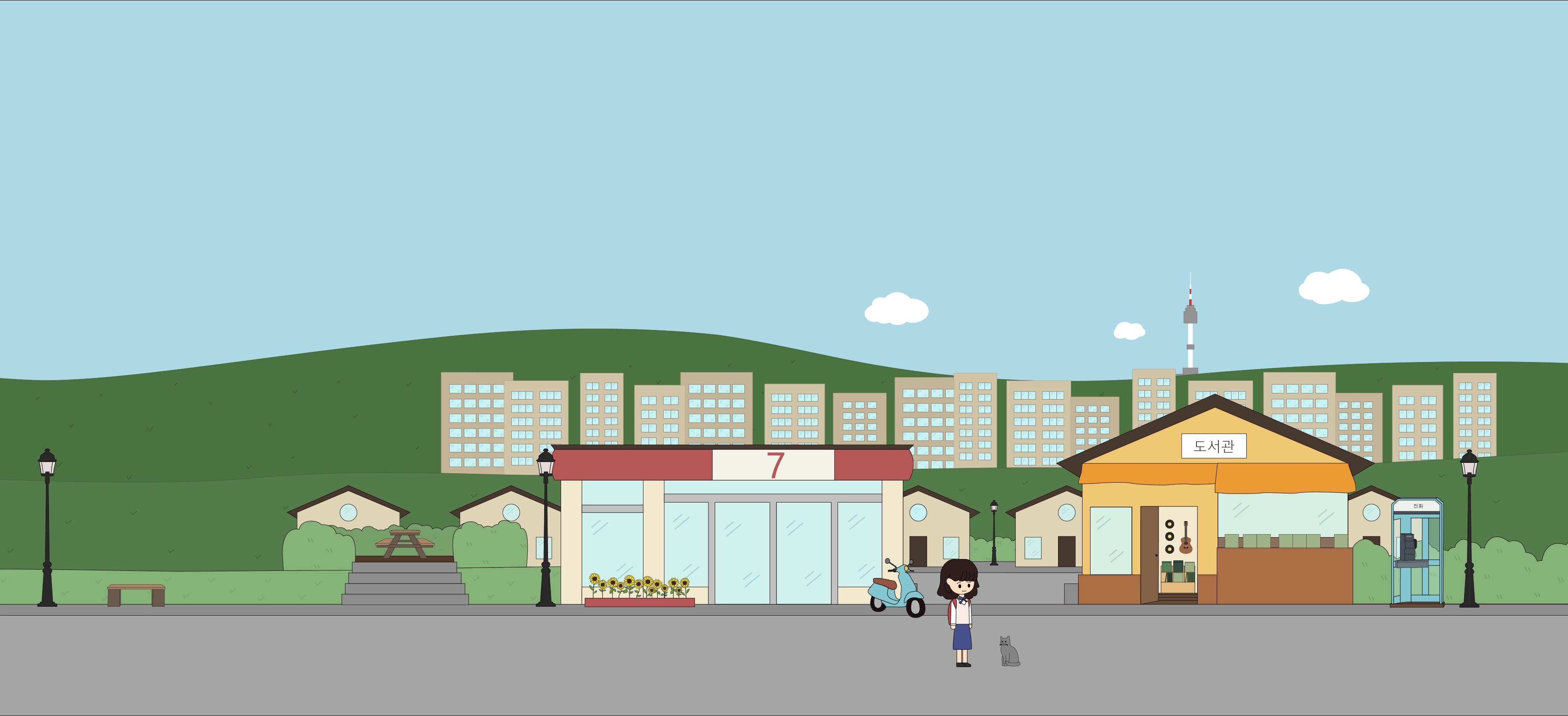 Walking cycle — animation After Effects